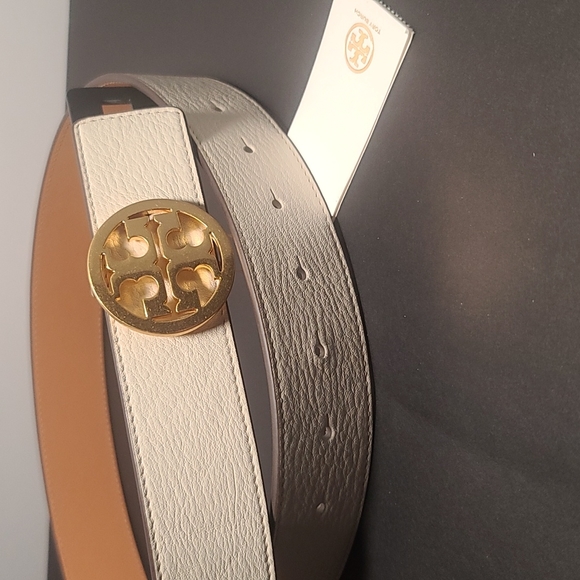 Tory Burch Accessories - Tory Burch-Reversible Logo belt